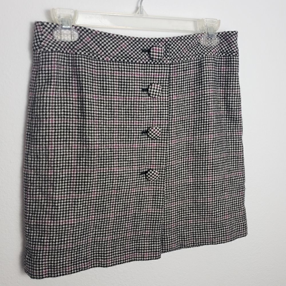 Plaid loft mini skirt